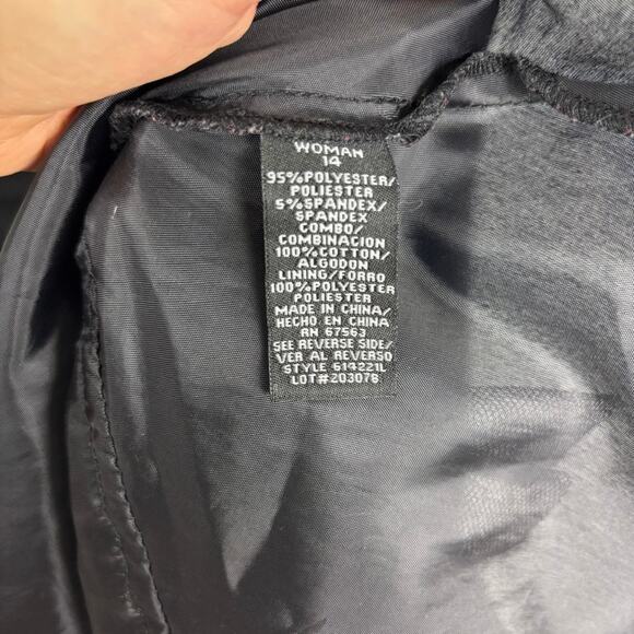 Whimsygoth Black Tulle Dress with White Floral Trim Women’s 14 Dark Romance - Picture 7 of 10